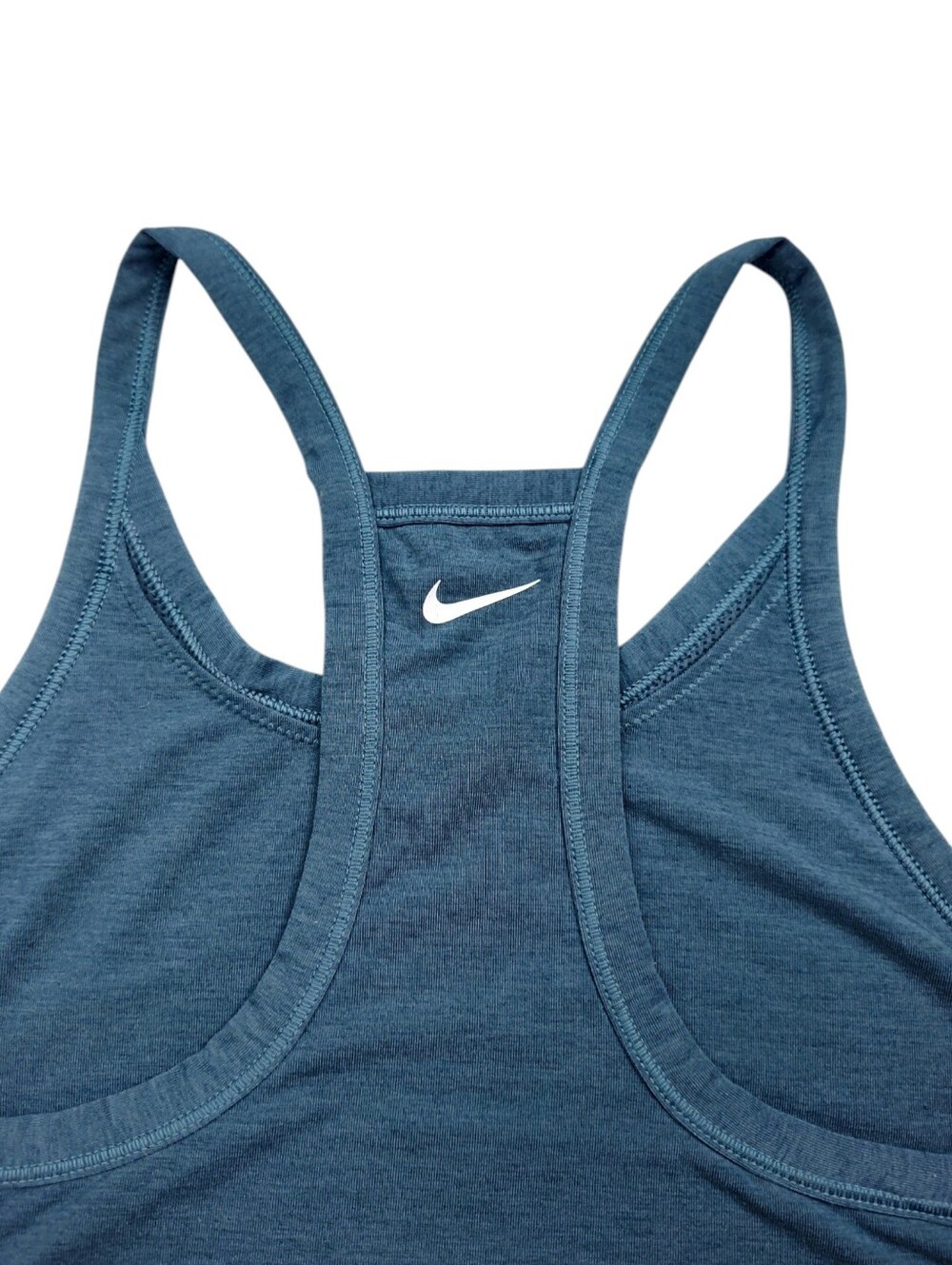 Nike Indy Blue Racerback Logo Band Sports Bra Size Large - Picture 6 of 11